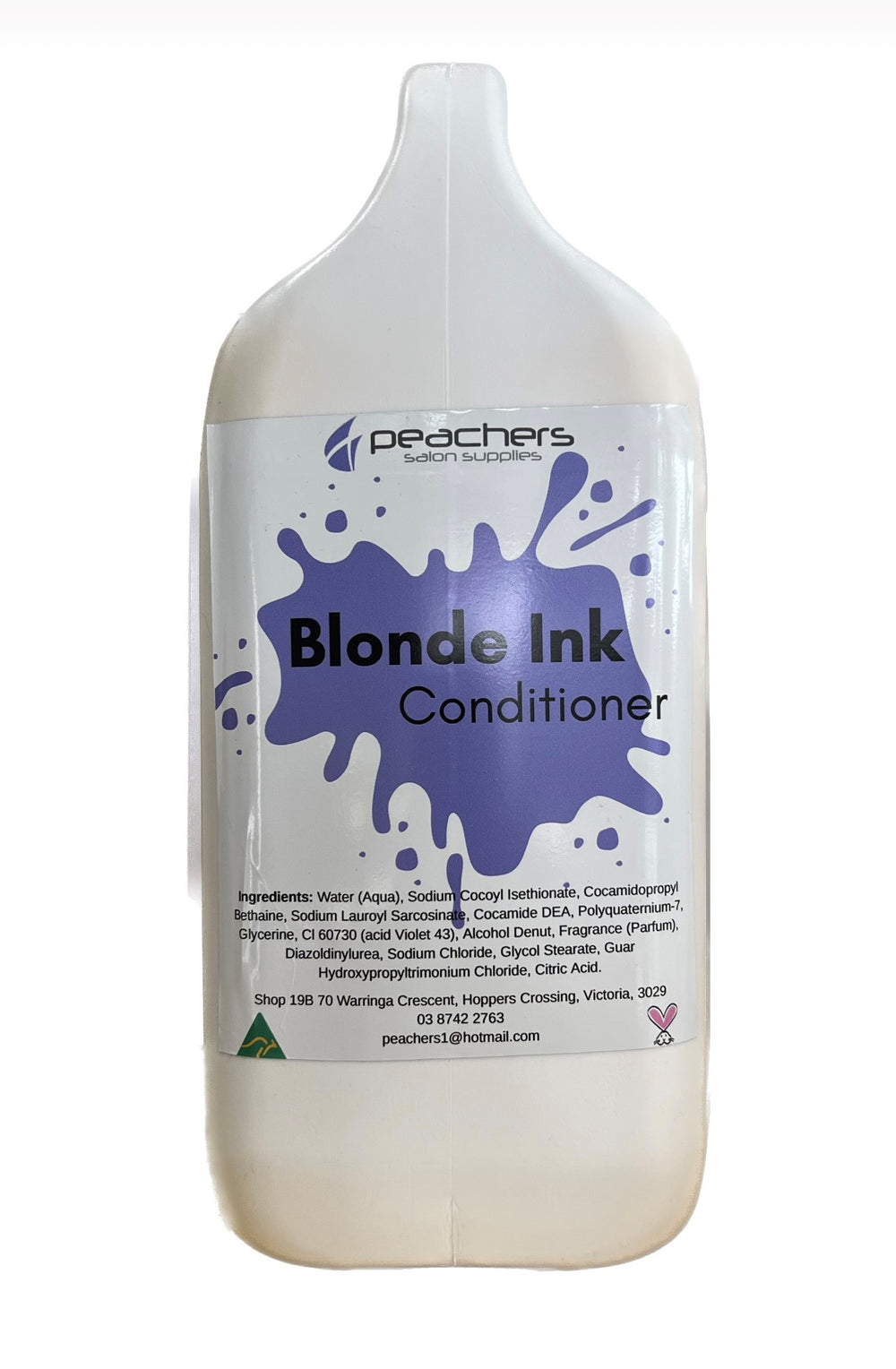 Peachers Blonde Ink Conditioner 5L - PICK UP ONLY